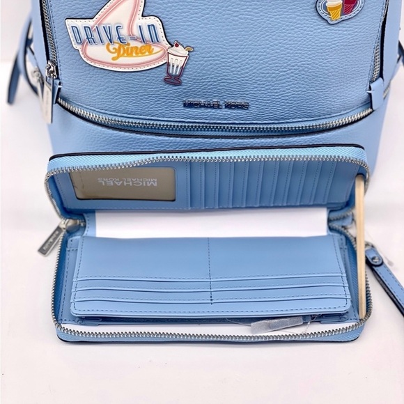 MICHAEL KORS Rhea Medium Embellished Backpack and Continental Wallet Set main image 8